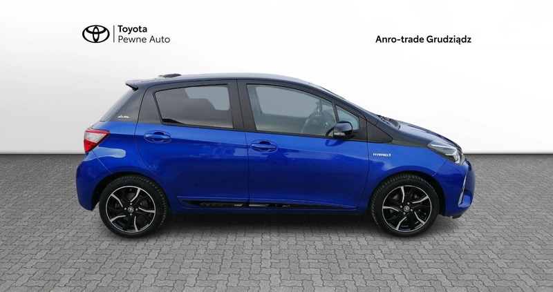 Toyota Yaris cena 67900 przebieg: 82231, rok produkcji 2017 z Grudziądz małe 232